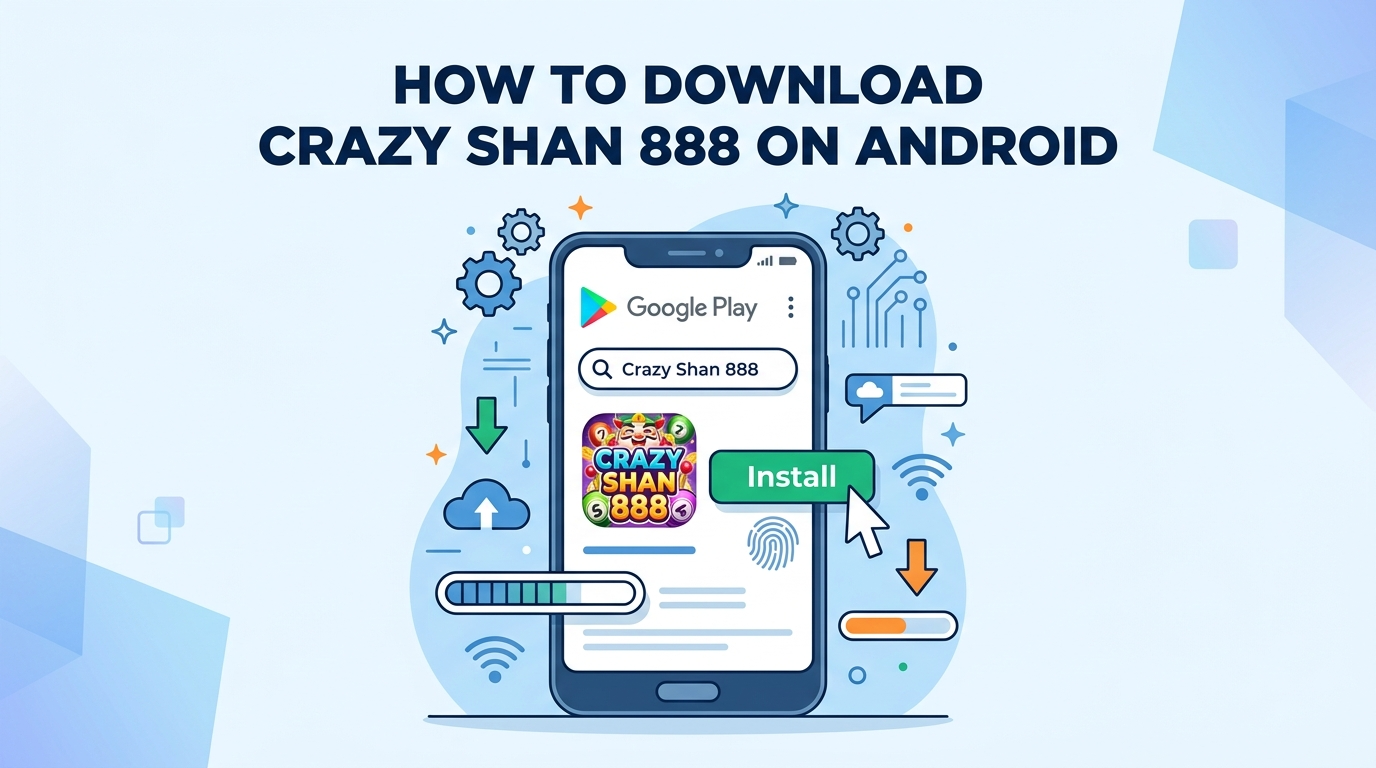Crazy Shan 888 ကို Android တွင် ဒေါင်းလုဒ်လုပ်နည်း