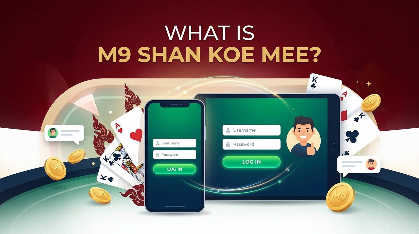 M9 ရှမ်းကိုးမီး အကောင့်ဝင်နည်း အဆင့်ဆင့်